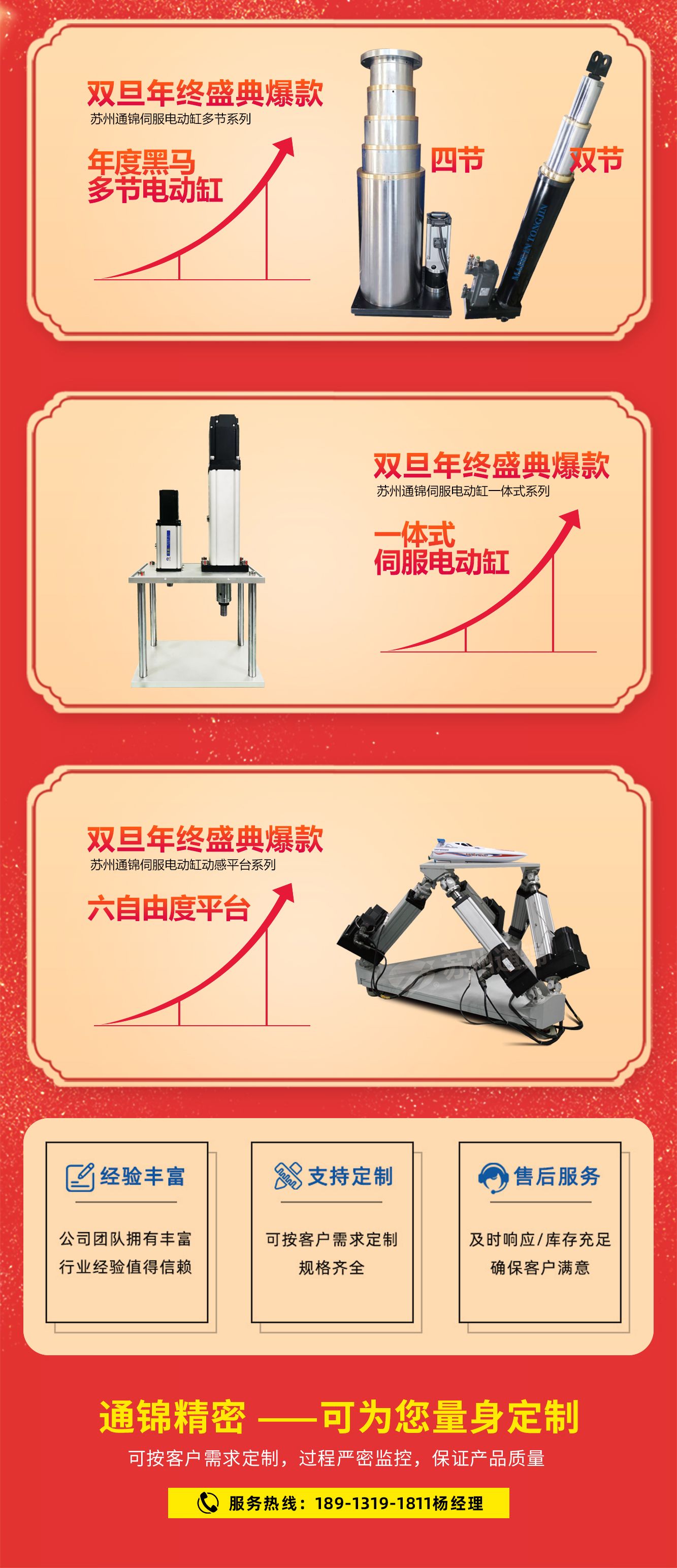通錦伺服電動缸年度爆款產品推薦