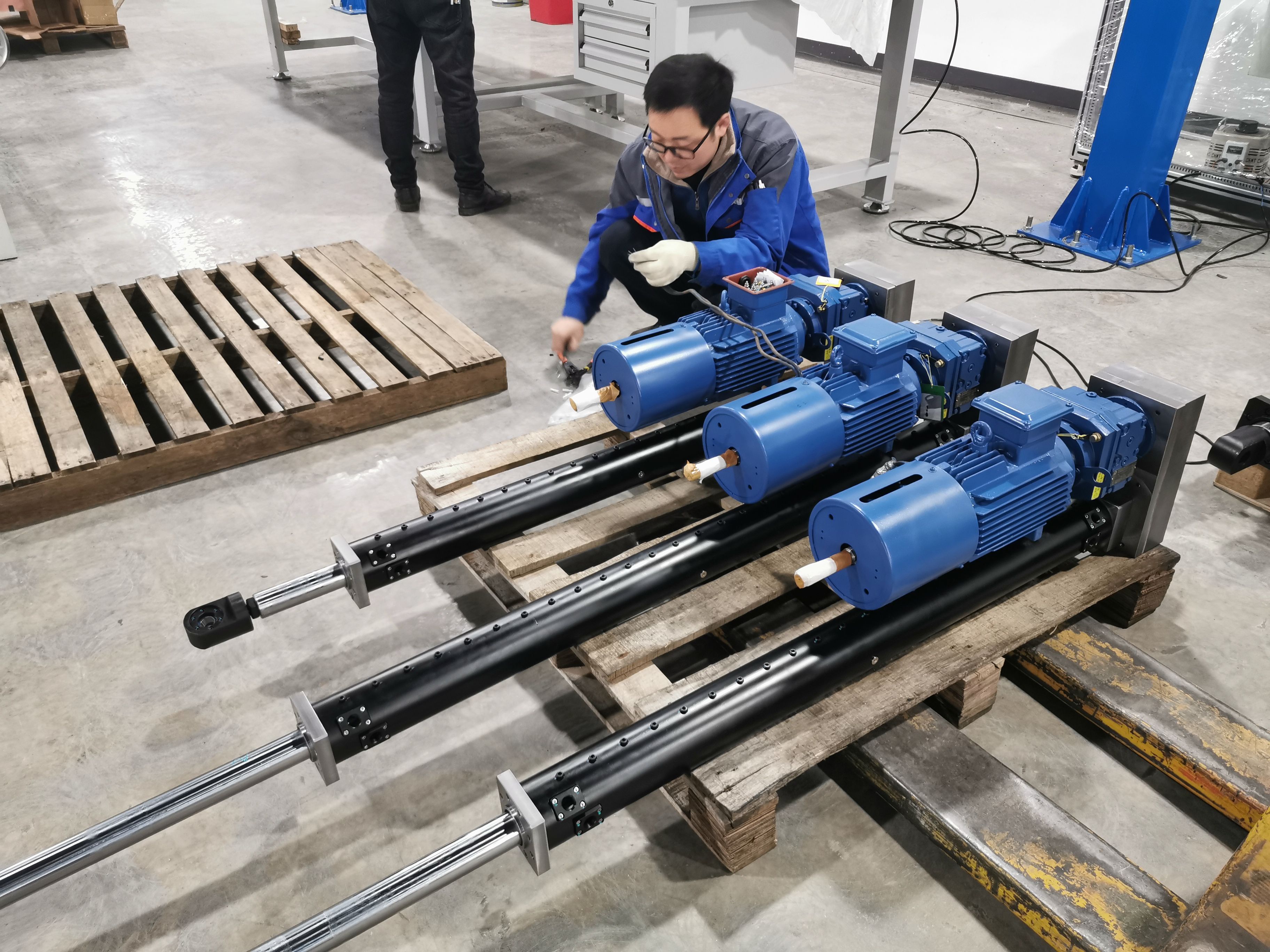 重墩墩的重負載伺服電動缸來啦